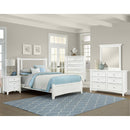  Vaughan-Bassett Bonanza BB29-001 6 Drawer Double Dresser - White IMAGE 8