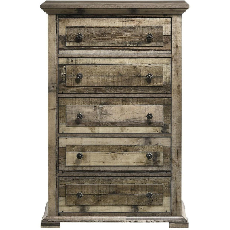 Elements International Cortez CZ100 7 pc Queen Panel Bedroom Set IMAGE 5