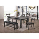  Elements International Nathan DNH100 6 pc Dining Set IMAGE 1