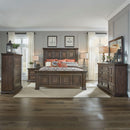  Liberty Furniture Industries Inc. Big Valley 361-BR-KPBDMCN 7 pc King Panel Bedroom Set IMAGE 1