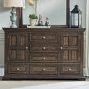  Liberty Furniture Industries Inc. Big Valley 361-BR-CPBDM 5 pc California King Panel Bedroom Set IMAGE 4