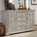  Liberty Furniture Industries Inc. Big Valley 361W-BR-KPBDMC 6 pc King Panel Bedroom Set IMAGE 4