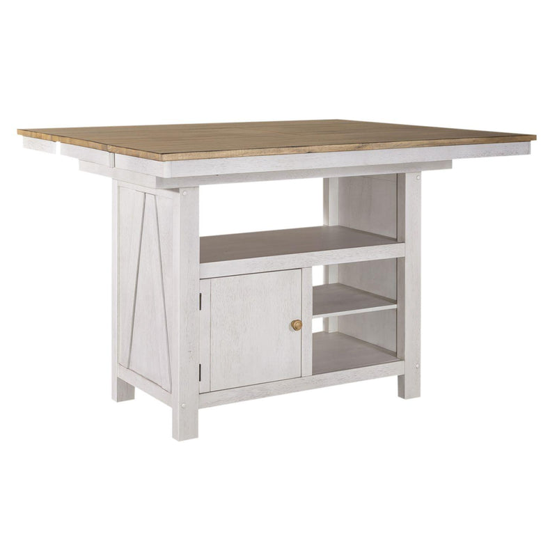 Liberty Furniture Industries Inc. Lindsey Farm 62WH-CD-7GTS 7 pc Counter Height Dining Set IMAGE 2