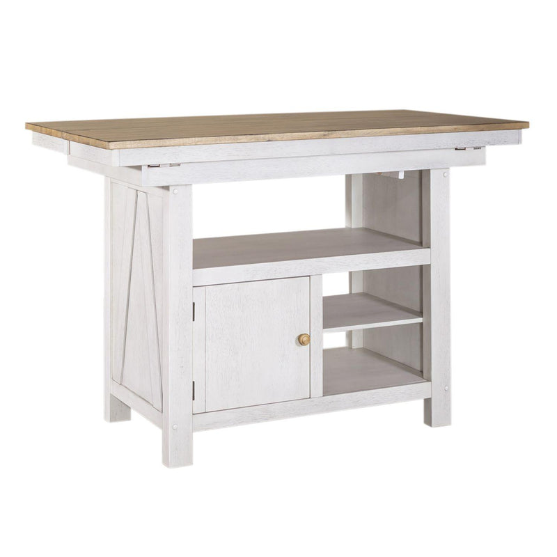 Liberty Furniture Industries Inc. Lindsey Farm 62WH-CD-7GTS 7 pc Counter Height Dining Set IMAGE 3