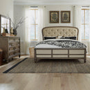 Liberty Furniture Industries Inc. Americana Farmhouse 615-BR-KSHDM 5 pc King Upholstered Bedroom Set IMAGE 1