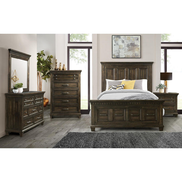 Elements International McCabe MB600 7 pc Queen Platform Bedroom Set IMAGE 1