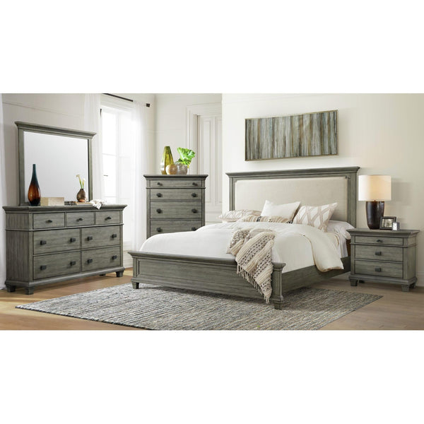 Elements International Crawford CW300 7 pc Queen Panel Bedroom Set IMAGE 1
