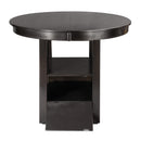 Homelegance Oval Junipero Counter Height Dining Table with Pedestal Base 2423-36 IMAGE 5
