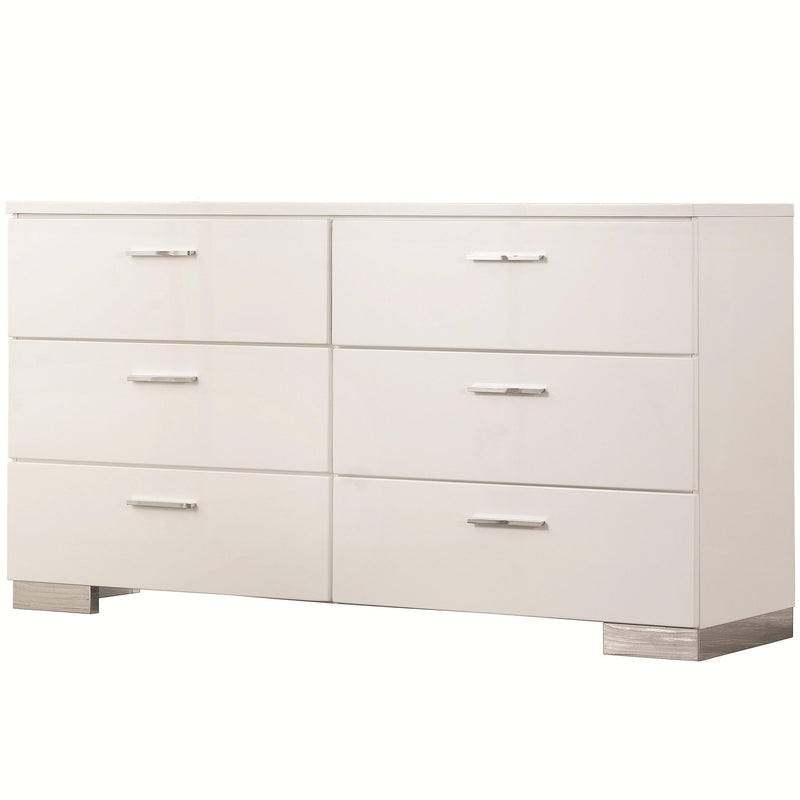  Coaster Furniture Felicity 300345KW-S5L 7 pc California King Upholstered Bedroom Set IMAGE 3