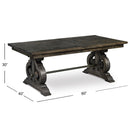  Magnussen Bellamy Dining Table with Trestle Base D2491-20B/D2491-20T IMAGE 7