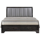  Crown Mark Jaymes B6580 7 pc Queen Sleigh Storage Bedroom Set IMAGE 2