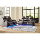 Signature Design by Ashley Fyne-Dyme 36602U1 2 pc Power Reclining Living Room Set IMAGE 4