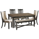 Signature Design by Ashley Tyler Creek D736D6 6 pc Dining Set IMAGE 1