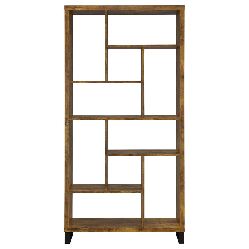 Coaster Furniture Delwin 801236 71-inch 6-shelf Bookshelf - Rustic Nutmeg IMAGE 5