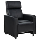 Coaster Furniture Leather Match 1-Seat Home Theatre Seating 600181 IMAGE 1