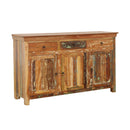  Coaster Furniture Harper 950367 3-door Solid Reclaimed Wood Accent Cabinet - Brown IMAGE 1