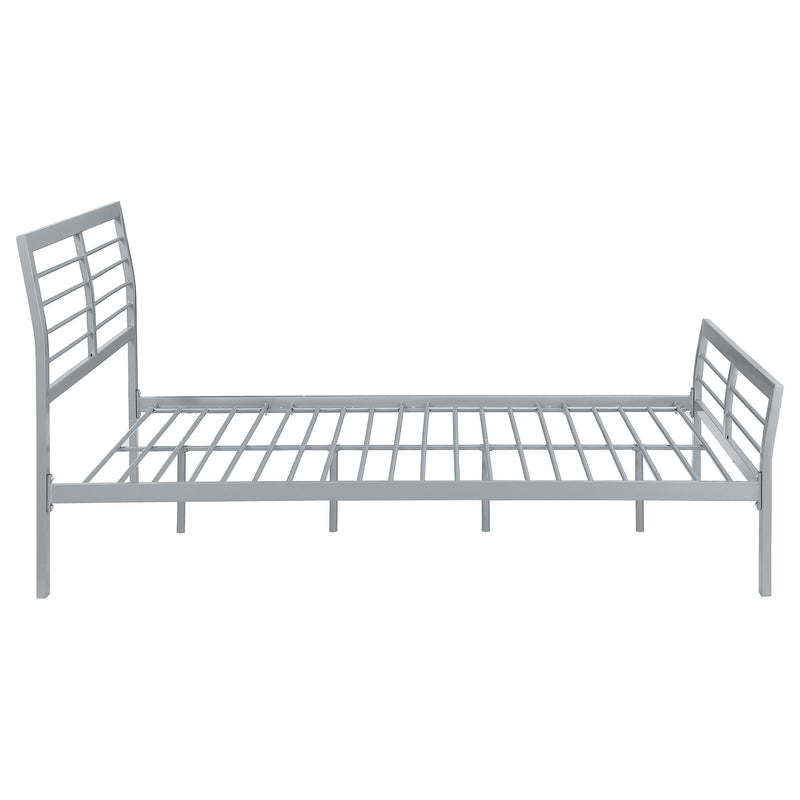 Coaster Furniture Cooper 300201F Metal Full Open Frame Bed - Silver IMAGE 7