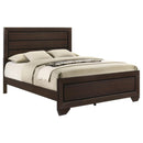  Coaster Furniture Kauffman 204391Q Wood Queen Panel Bed - Dark Cocoa IMAGE 2