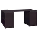 Coaster Furniture Yvette 800517 60-inch 3-Drawer L-Shape Computer Desk - Cappuccino IMAGE 6