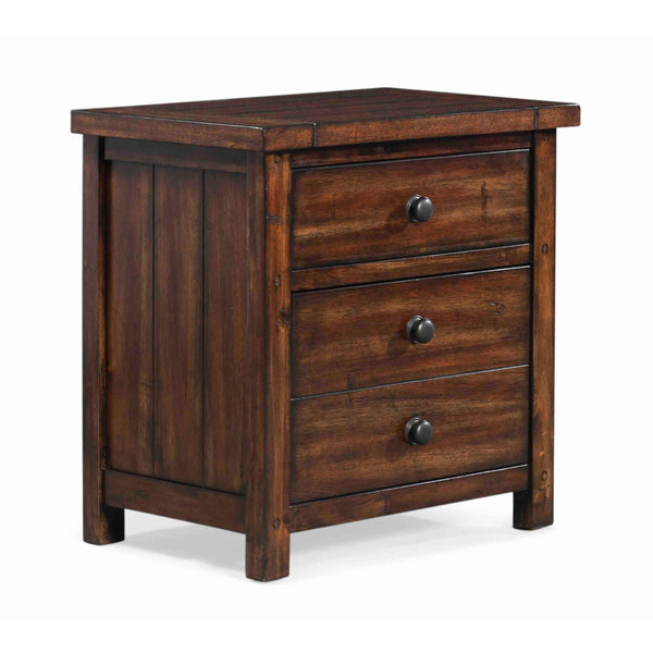 Elements International Dawson Creek 3-Drawer Nightstand DS600NS IMAGE 1