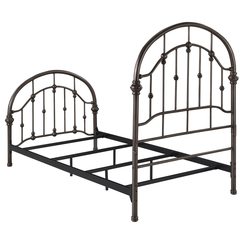 Coaster Furniture Rowan 300407T Metal Twin Open Frame Bed - Dark Bronze IMAGE 6