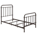  Coaster Furniture Livingston 300399T Metal Twin Open Frame Bed - Dark Bronze IMAGE 1