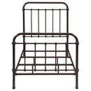  Coaster Furniture Livingston 300399T Metal Twin Open Frame Bed - Dark Bronze IMAGE 2