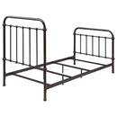  Coaster Furniture Livingston 300399T Metal Twin Open Frame Bed - Dark Bronze IMAGE 6
