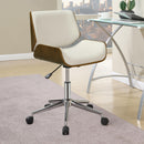  Coaster Furniture Addington 800613 Upholstered Adjustable Office Desk Chair - Ecru IMAGE 9