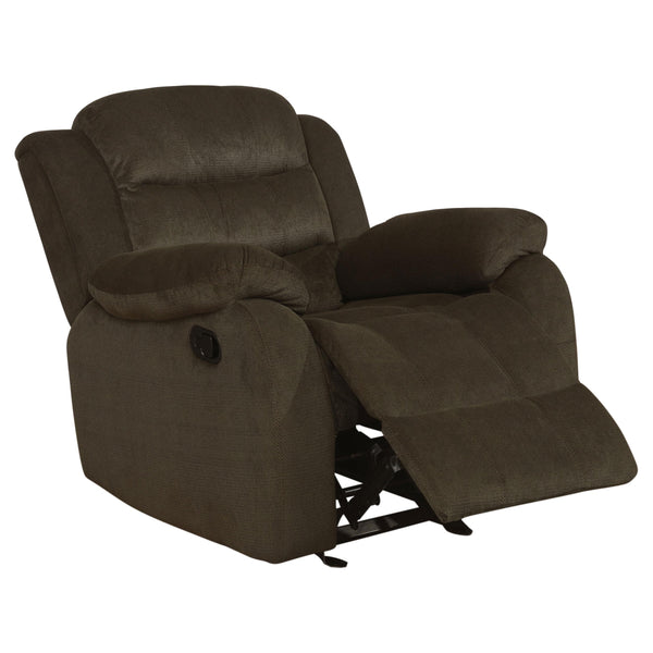 Coaster Furniture Rodman Glider Fabric Recliner 601883 IMAGE 1