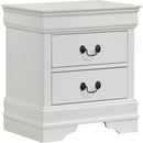  Coaster Furniture Louis Philippe 202441T-S5 7 pc Twin Sleigh Bedroom Set IMAGE 3