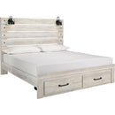 Signature Design by Ashley Cambeck B192B86 8 pc King Storage Panel Bedroom Set IMAGE 2