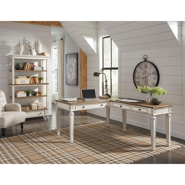  Signature Design by Ashley Realyn H743H3 3 pc Home Office Set IMAGE 1