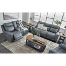  Signature Design by Ashley Mindanao U59504U2 3 pc Power Reclining Living Room Set - Steel IMAGE 3