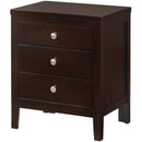  Elements International Lawrence 3-Drawer Nightstand LW100NS IMAGE 2
