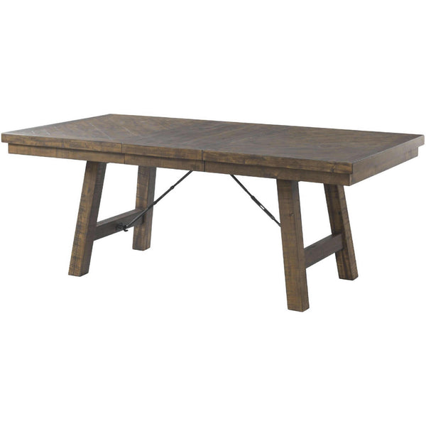 Elements International Jax Dining Table with Trestle Base DJX100DT/DJX100DB IMAGE 1
