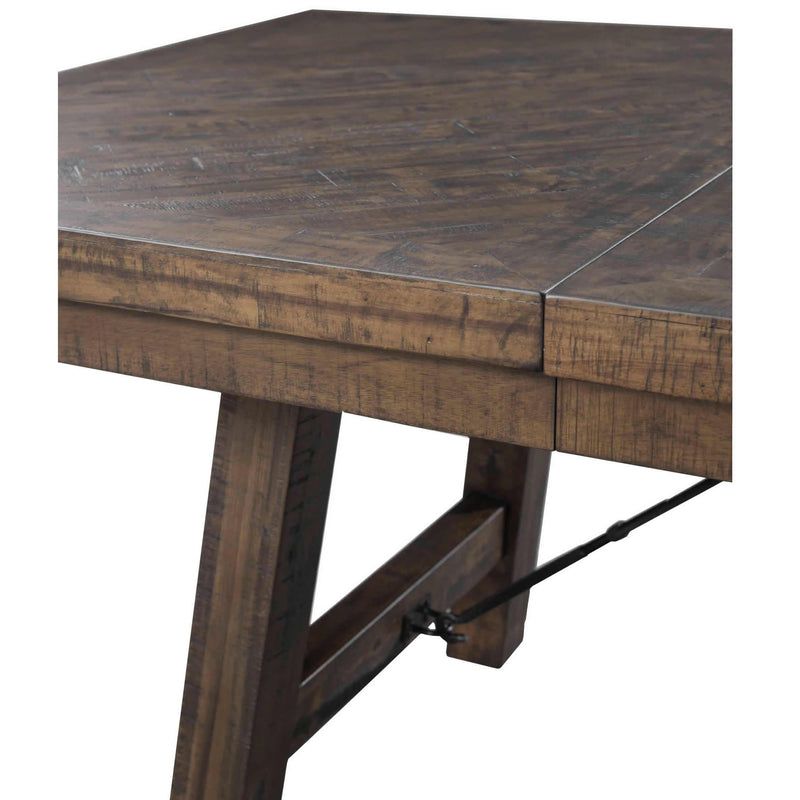 Elements International Jax Dining Table with Trestle Base DJX100DT/DJX100DB IMAGE 4