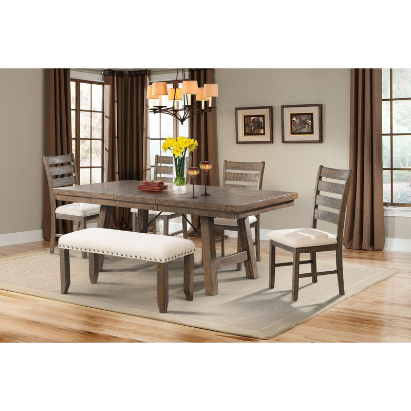Elements International Jax Dining Table with Trestle Base DJX100DT/DJX100DB IMAGE 7