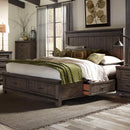 Liberty Furniture Industries Inc. Thornwood Hills King Panel Bed with Storage 759-BR-K2S IMAGE 1
