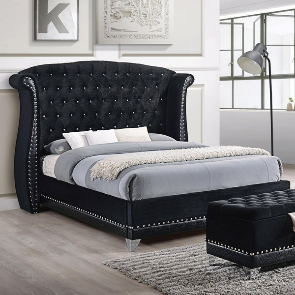 Coaster Furniture Barzini Upholstered Queen Bed 300643Q IMAGE 1