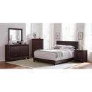 Coaster Furniture Dorian 300762T Faux Leather Upholstered Twin Panel Bed - Brown IMAGE 3
