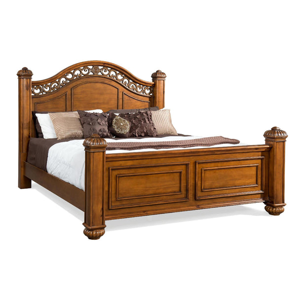 Elements International Barkley Queen Poster Bed BQ600QH/BQ600QF/BQ600QKR IMAGE 1