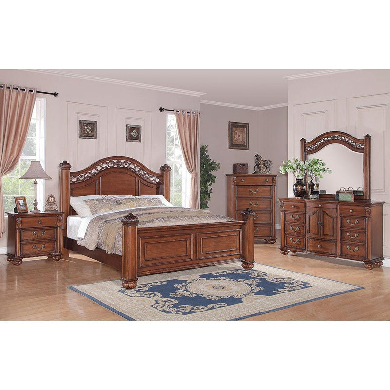 Elements International Barkley Queen Poster Bed BQ600QH/BQ600QF/BQ600QKR IMAGE 3