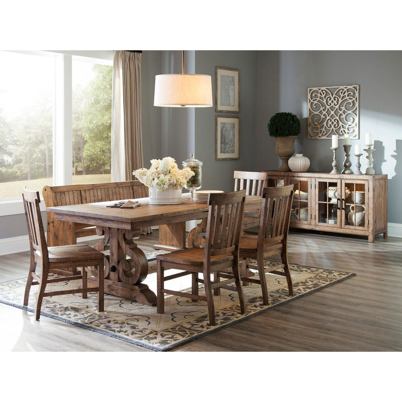 Magnussen Willoughby Dining Table with Trestle Base D4209-20B/D4209-20T IMAGE 4