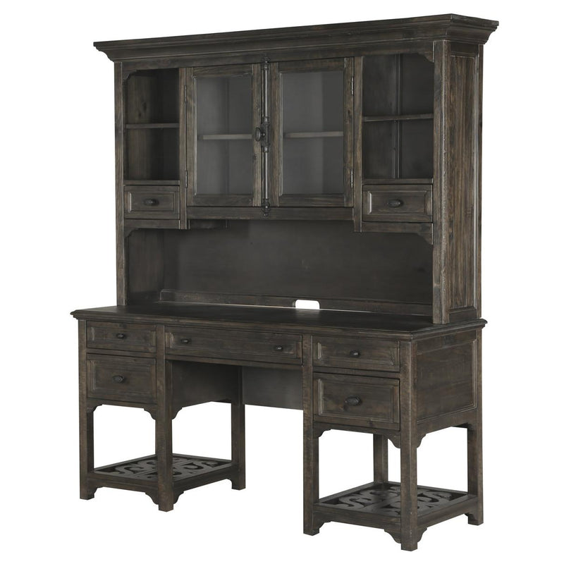 Magnussen Office Desks Desks With Hutch H2491-05B/H2491-05T IMAGE 2