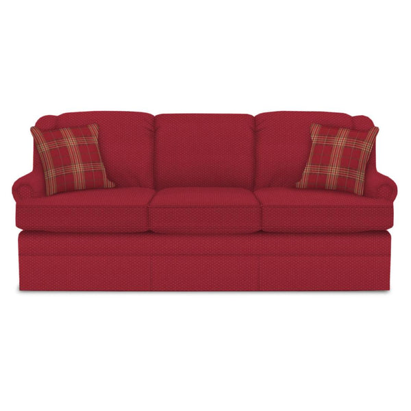 England Furniture Rochelle Stationary Fabric Sofa Rochelle 4005 Sofa (Leno Red) IMAGE 1
