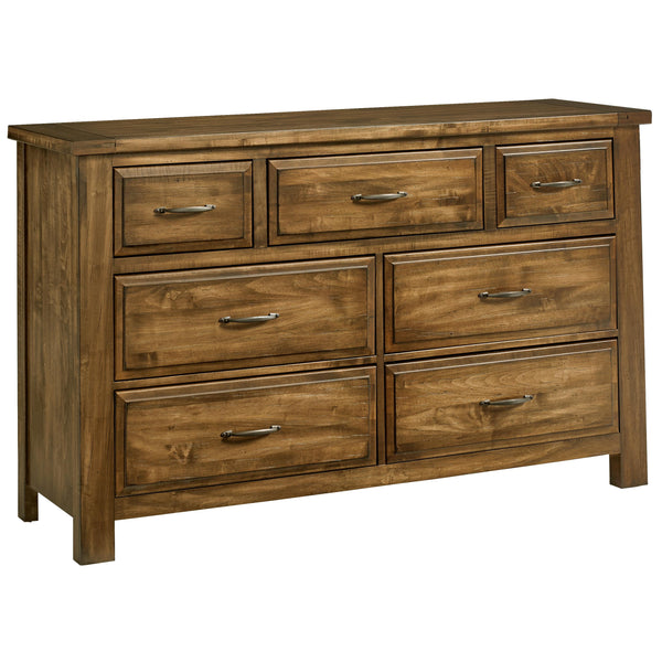 Artisan & Post Maple Road 118-003 7 Drawer Triple Dresser - Antique Amish IMAGE 1