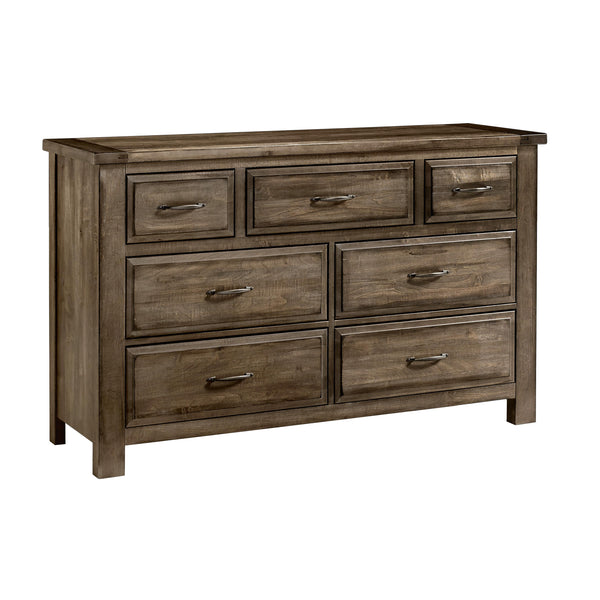 Artisan & Post Maple Road 117-003 7 Drawer Triple Dresser - Maple Syrup IMAGE 1