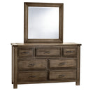 Artisan & Post Maple Road 117-003 7 Drawer Triple Dresser - Maple Syrup IMAGE 2
