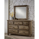 Artisan & Post Maple Road 117-003 7 Drawer Triple Dresser - Maple Syrup IMAGE 3